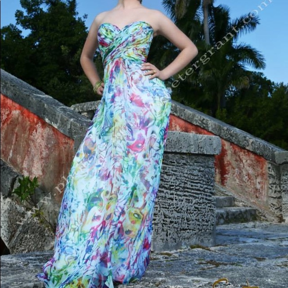Beautiful dress! Only wore once for pictures!